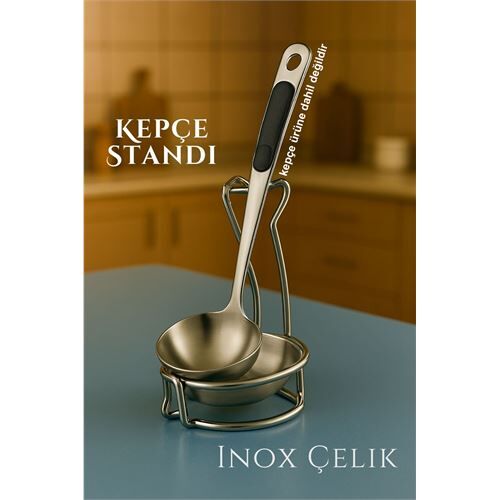 Modacar Inox Kepçe Standı - Kaşık Kepçe Standı- Profesyonel Şef Tasarımı