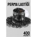 Perma Lastiği İnce 400 ADET SİYAH