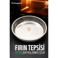 ModaCar Çelik Fırın Tepsisi 33 cm 304 Paslanmaz Çelik