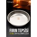 ModaCar Çelik Fırın Tepsisi 27 cm 304 Paslanmaz Çelik