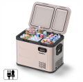 Coolist CLK50D 12/24V/220Volt 49 Litre Çift Bölmeli Outdoor Kompresörlü Bluetooth Bağlantılı Oto Buzdolabı