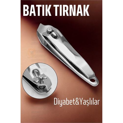 Modacar Batık Tırnak İçin Eğimli Sivri Uçlu Tırnak Makası Batık Temizleme Makası Ocean Solingen