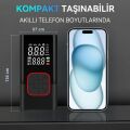 KOBB KB412 Li-ion Şarjlı 150 PSI Dijital Göstergeli Akıllı Lastik Şişirme Pompası+ Powerbank + SOS + Led Lamba