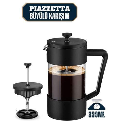 Modacar French Press 300 Ml Kahve Demleme Cihazı