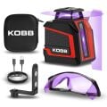 KOBB KBL30P 3.7V Li-ion Yatay 360° ve Dikey Otomatik Hizalamalı Mor Işık Profesyonel Çizgi Lazer