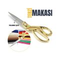 Terzi Makası – Paslanmaz Çelik Bıçaklı, Altın Renkli Profesyonel Kumaş Kesme Makası 716945