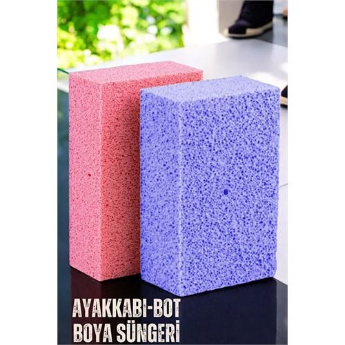 Ayakkabı Boya Süngeri Bot Boyası Süngeri 2 Adet