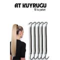 Kancalı At Kuyruğu Lastik Toka 10 ADET 717249