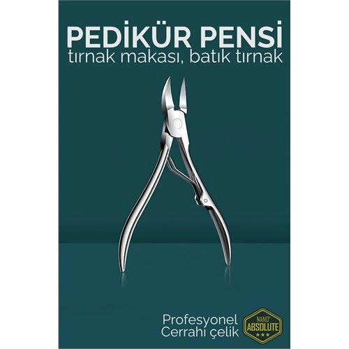 Modacar Pedikür Makası - Tırnak Makası - Batık Tırnak Makası Profesyonel Cerrahi Çelik