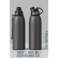 Modacar Inox Çelik Termos - 600 ml  SUS304 Çelik Termos Profesyonel GRİ