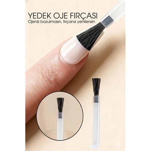Yedek Oje Fırçası - Tırnak Cila Fırçası