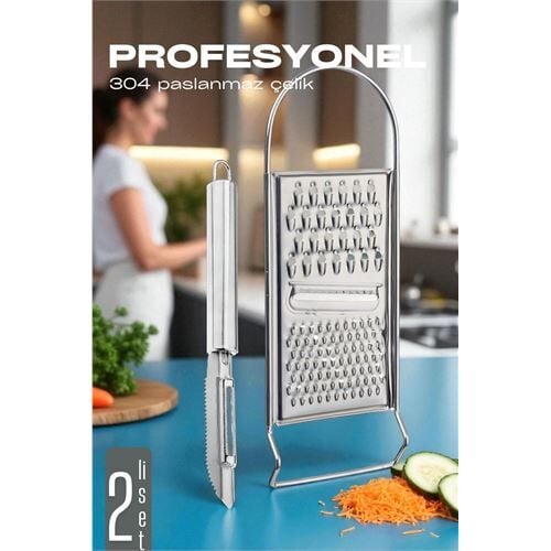 Modacar Rende Soyacak Seti - Sebze Oyacağı - Profesyonel Çelik 2 li set