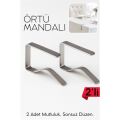 2'li Masa Örtüsü Klipsi - Metal Masa Kelepçesi Masa Örtüsü Sabitleyici