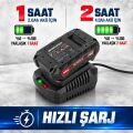 WORKPRO WP396000 20Volt 2.4A/Saat Li-ion Profesyonel Hızlı Akü Şarj Cihazı