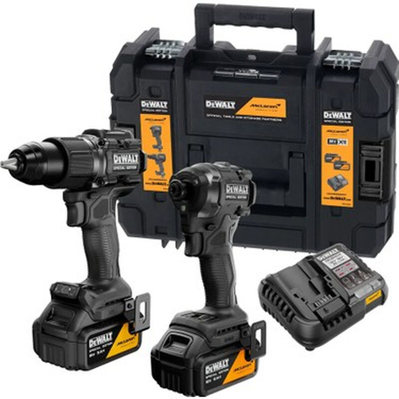 Dewalt DCK2222MP2T-QW Mclaren F1 Team 18V XR 2x5.0AH Akülü Kömürsüz Darbeli Matkap ve Vidalama Seti