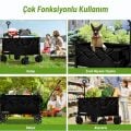 WORKPRO WP285016 100Kg 4 Tekerli Katlanabilir Ağır Hizmet Taşıma Arabası / Plaj Arabası