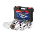 WORKPRO WP202528 3/8’’ Metrik/İnç 32 Parça Cr-V Profesyonel Lokma ve Kombine Anahtar Takımı