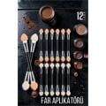 12'lı Çift Uçlu Far Aplikatörü – Göz Makyajı İçin Sünger Uçlu Pratik Uygulama Set